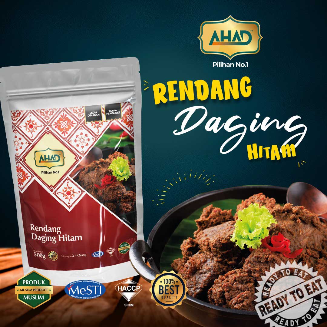 Rendang Daging Hitam AHAD